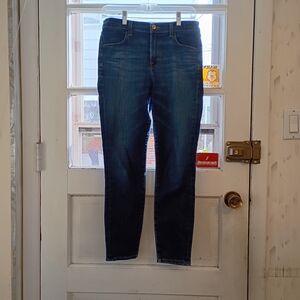 J Brand Women's Jeans 28 Dark Blue Skinny Leg Alana Arcade Inseam 26 Stretchy